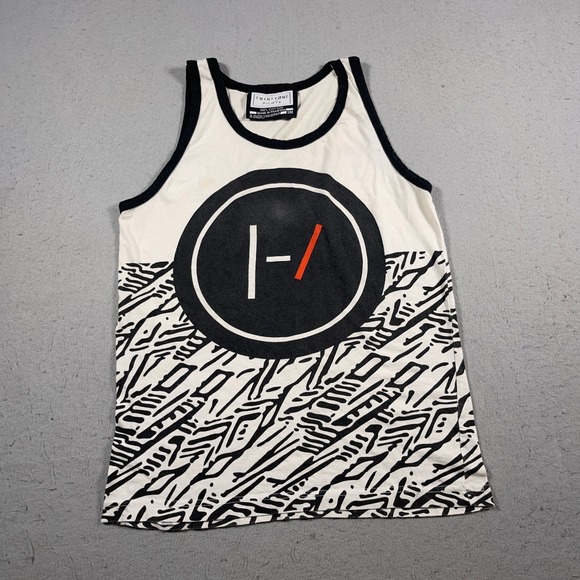 Twenty One Pilots Tank Top Men Small Band Merch Graphic Sleeveless Tee - Picture 1 of 8